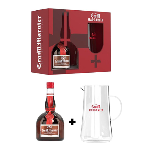 Grand Marnier gift set with glass pitcher