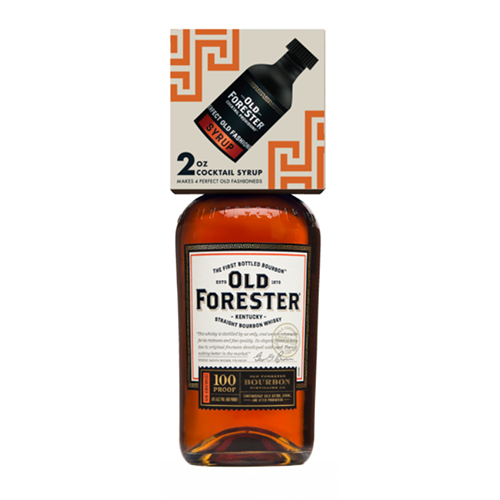 Old Forester Kentucky Bourbon with bonus 2oz Old Fashioned Cocktail Syrup