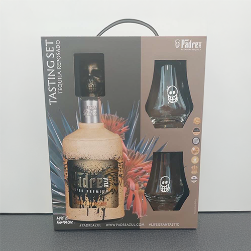 Padre Azul Reposado Gift Set with 2 Glasses
