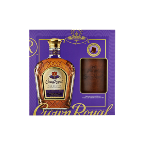 Crown Royal Deluxe gift set with Flask