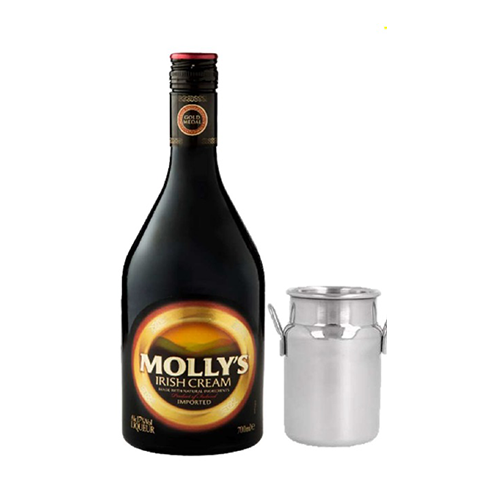 Molly's Irish Cream Gift set with Metal pourer
