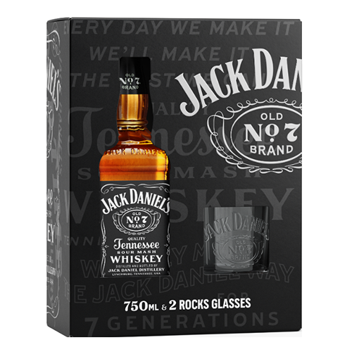 Jack Daniel's Gift Set with 2 glasses
