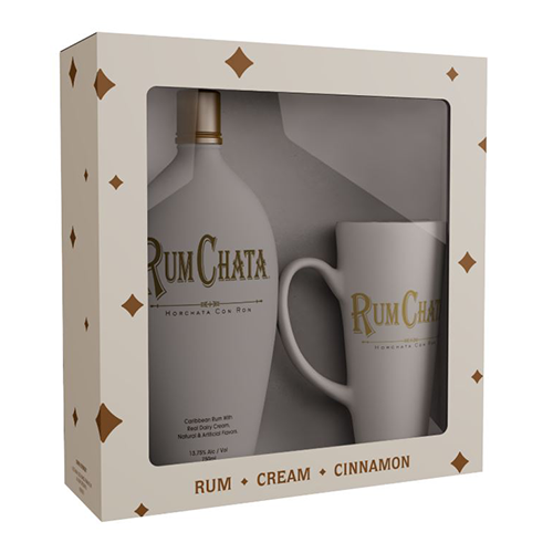 RumChata gift set with branded mug