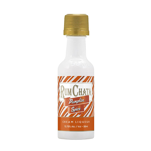 50 mL bottle of RumChata Pumpkin Spice Cream Liqueur