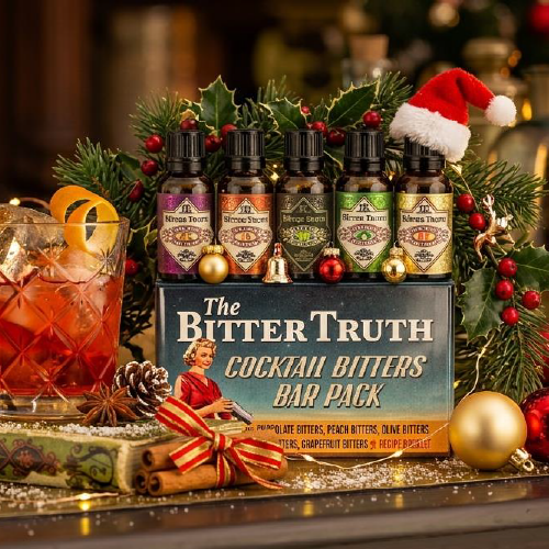 The Bitter Truth Travelers Set Bar Pack Holiday Mood collection.