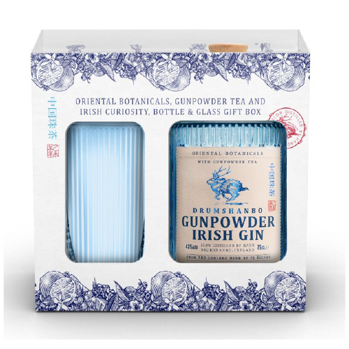 Drumshanbo Gin Set with glassware