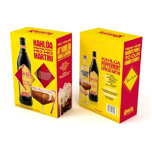 Kahlua and Absolut Vodka espresso martini gift box