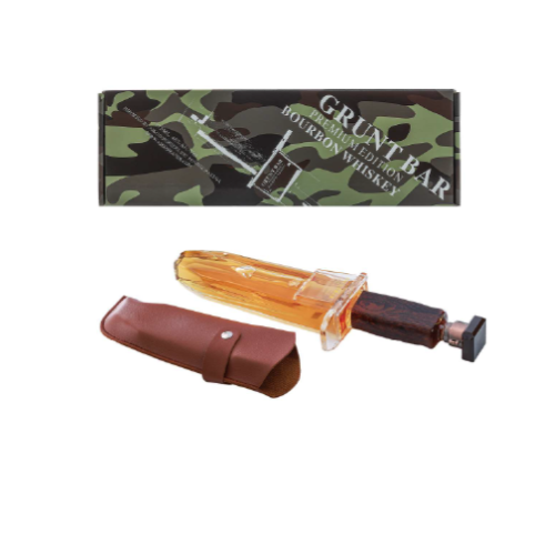 Grunt Bar specialty spirit bottle.