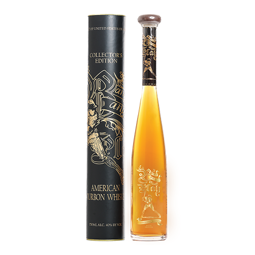 Bang and Play American Bourbon Whiskey in Novelty bat bottle