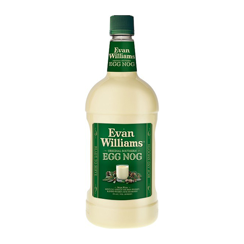 1.75 L bottle of Evan Williams Original Southern Egg Nog