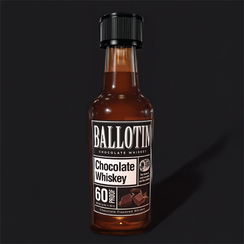 50 mL bottle of Ballotin Chocolate Whiskey