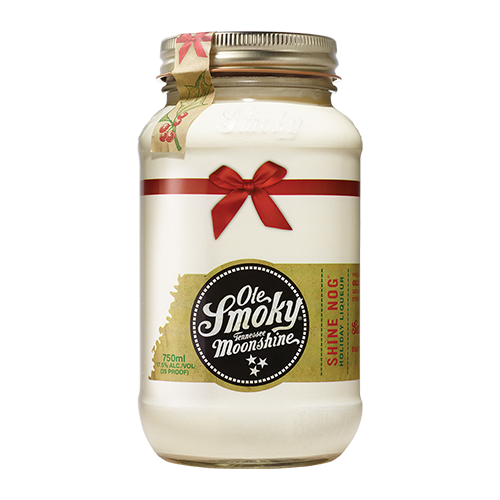 Ole Smokey Tennessee Shine Nog Cream Liqueur in 750mL jar