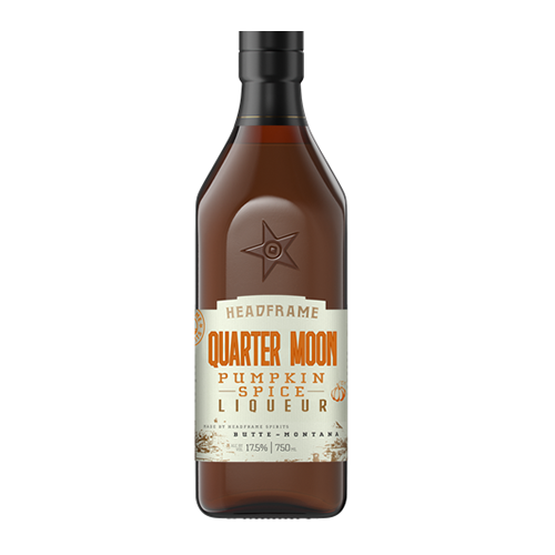 Headframe Quarter Moon Pumpkin Spice Liqueur in 750ml bottle