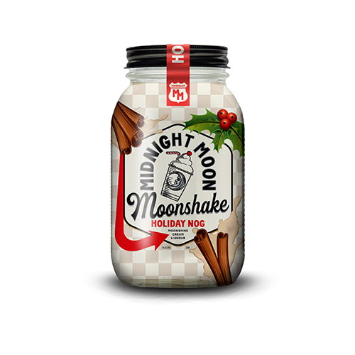 Midnight Moon Holiday Nog Moonshake Cream Liqueur in 750ml jar